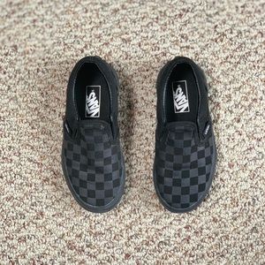 Toddler Black Checker VANS